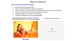 Desktop Screenshot of phonesexoperator.com